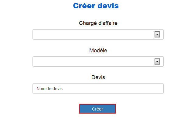  Créer devis